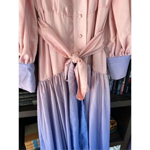 NWT Gigii’s Serenity Pink & Purple Button Front Maxi Dress Size Small MSRP $523 - Picture 8 of 9